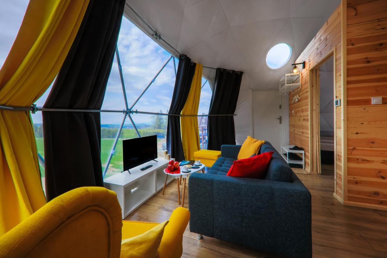Glamping Gliczarow Klapnioki Bed & Breakfast Lesnica  Exterior photo