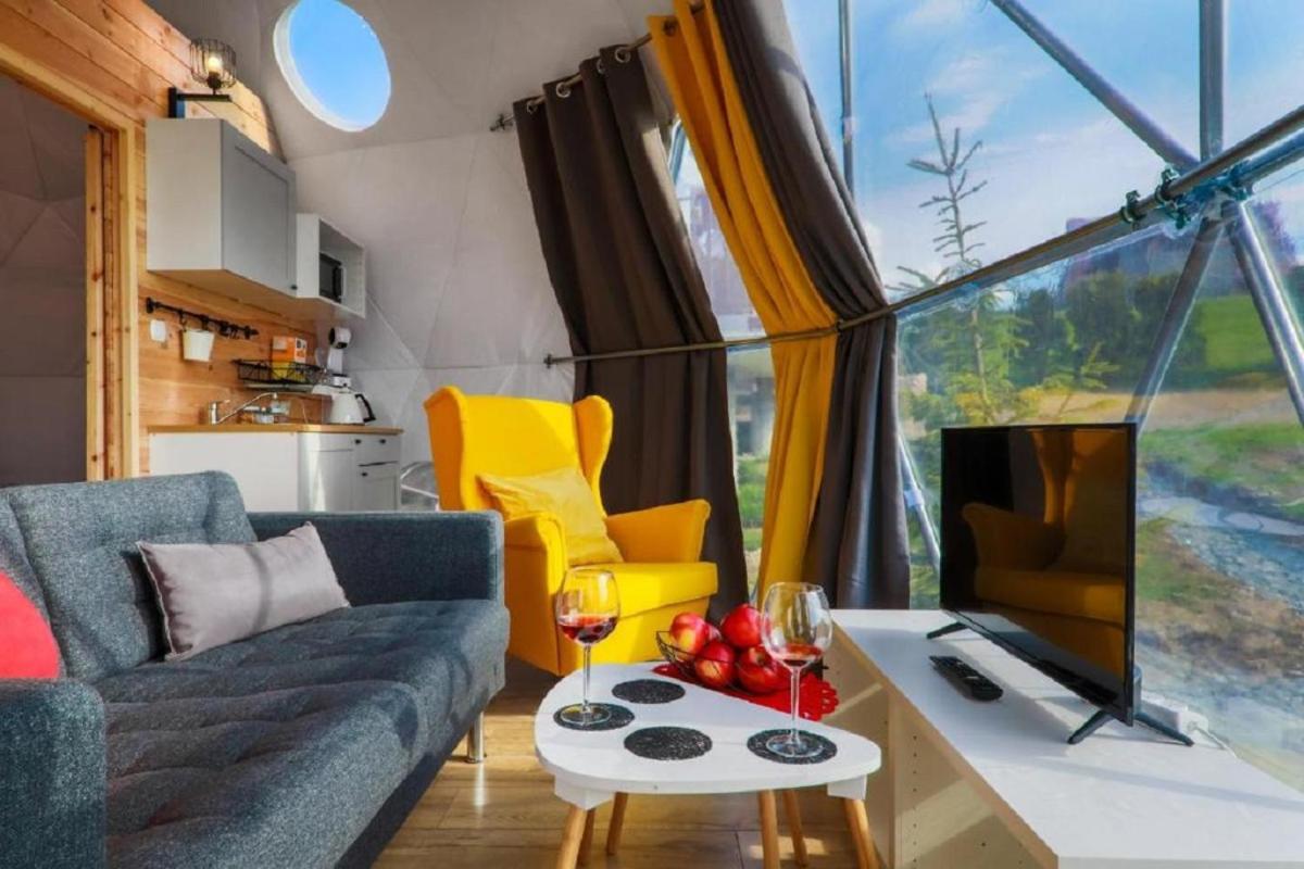 Glamping Gliczarow Klapnioki Bed & Breakfast Lesnica  Exterior photo